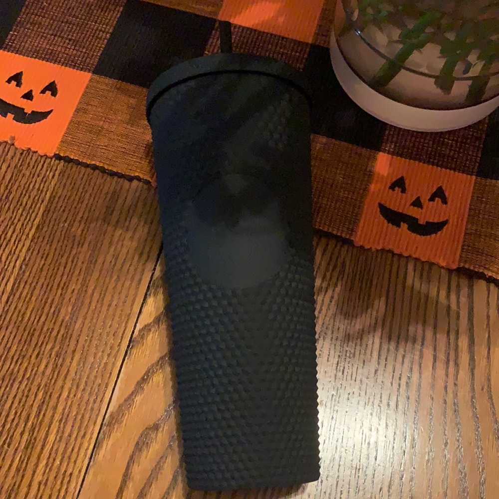 Starbucks black matted cup